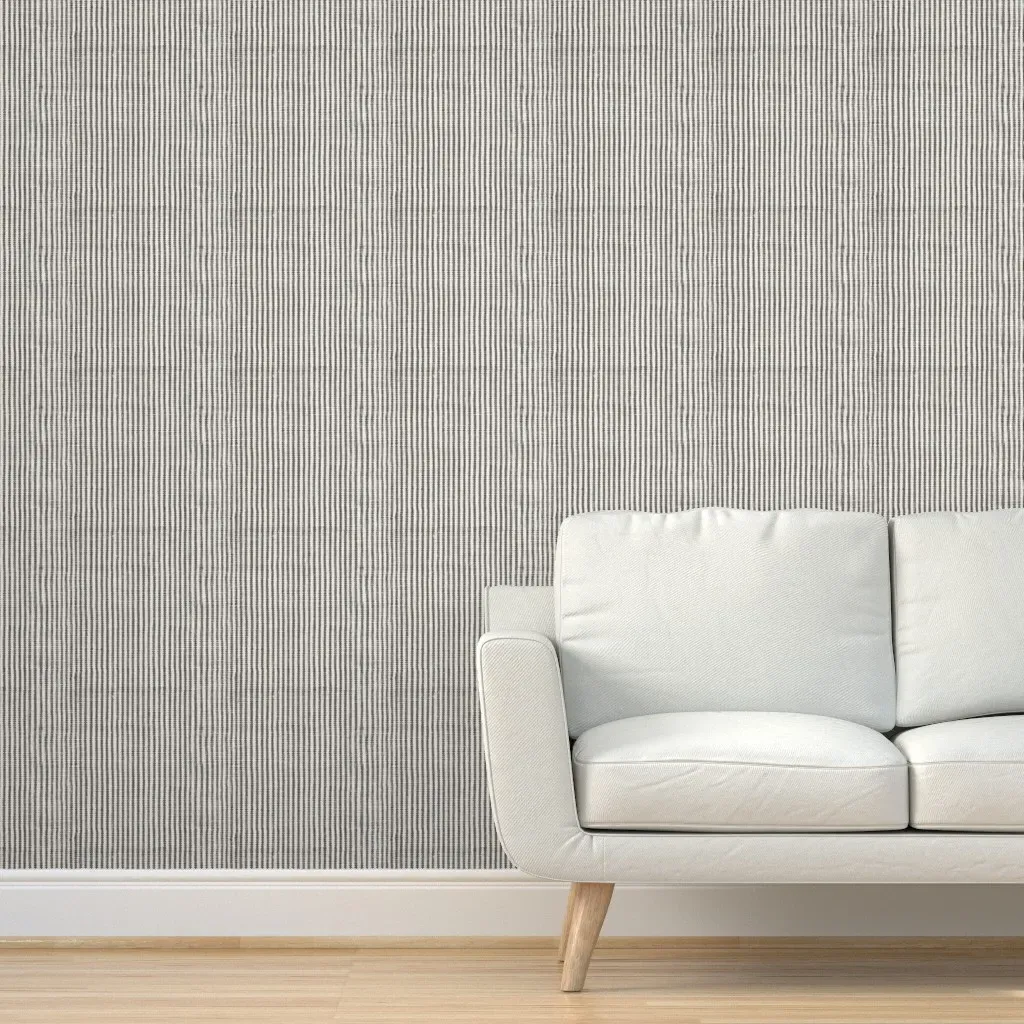 Stella West Sailor Stripe Peel and Stick Wallpaper - Off-White product