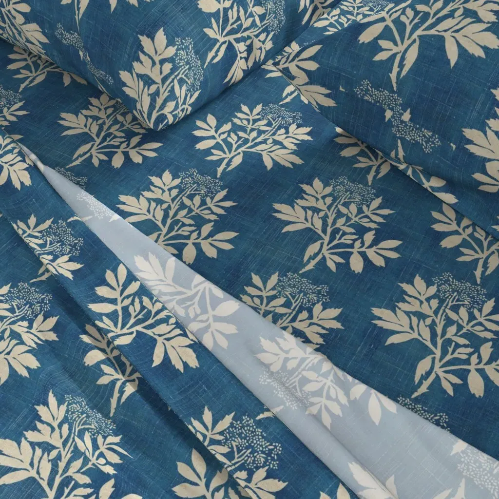 Stella West Spring City Queen Sheet Set - Blue alternate view