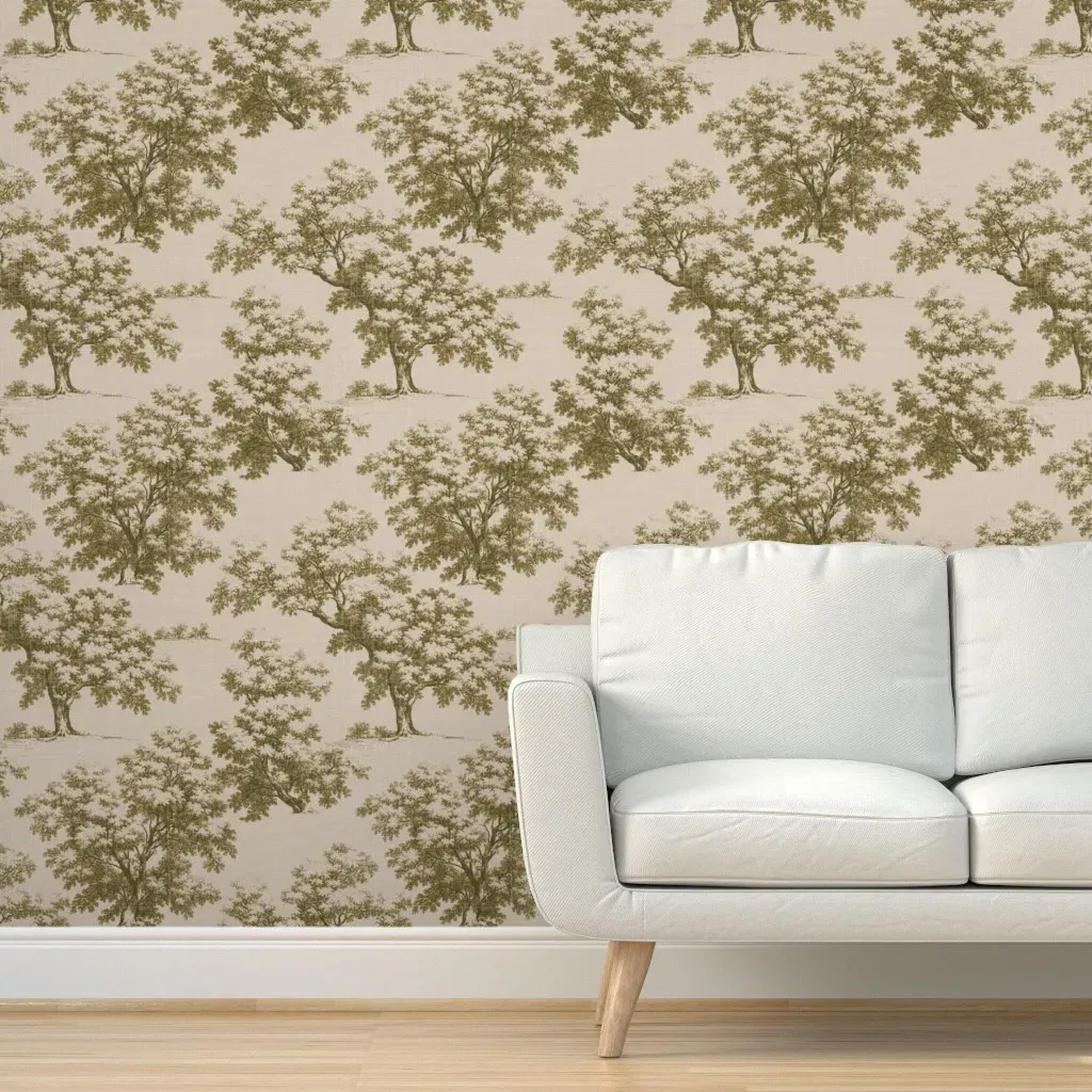 Stella West Union Olive Peel and Stick Wallpaper - Beige product