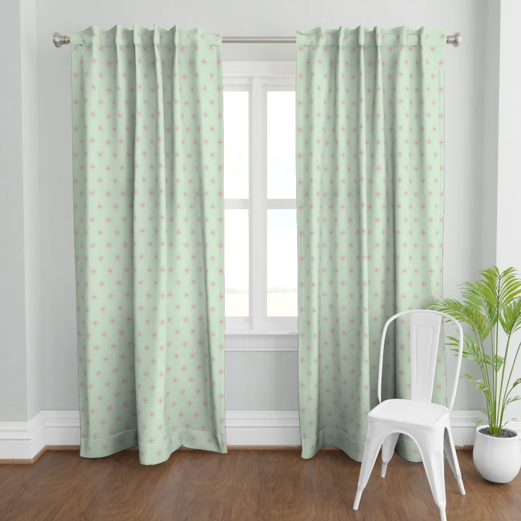 Stitched Curtain Panel - Pink product