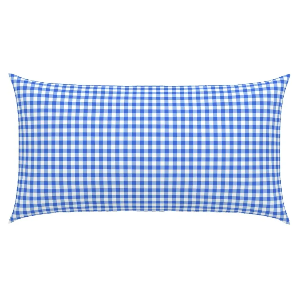 Stockholm Gingham Delfts Blauw King Pillow Sham - Blue product