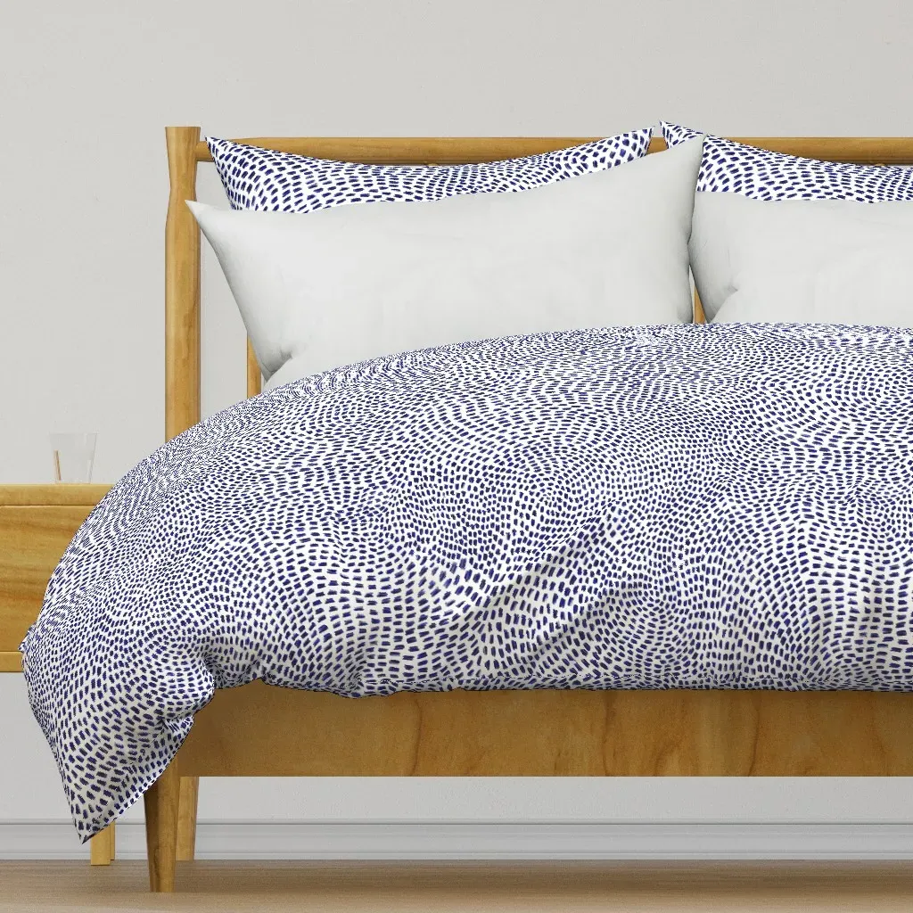 Stormy Winter Blues Duvet Cover - Indigo product