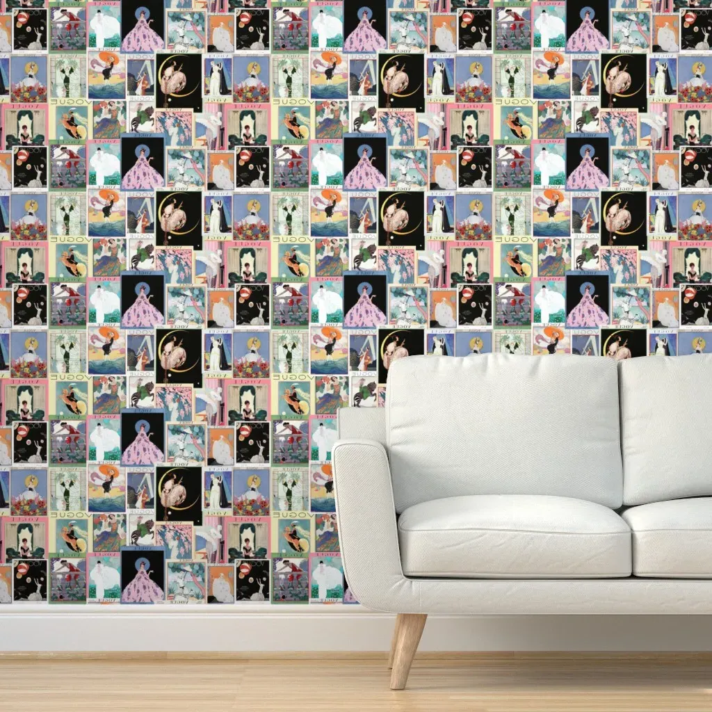 Strike A Pose Two Peel and Stick Wallpaper - Beige product