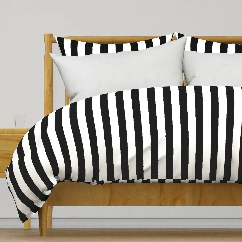 Stripe Duvet Cover - Black & White product