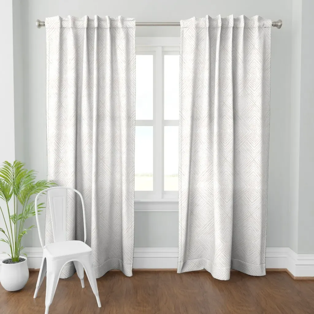 Stripy Curtain Panel - Beige product
