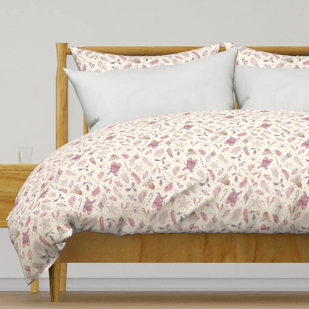 Sugar Plum Ballet Duvet Cover - Dusty Rose product