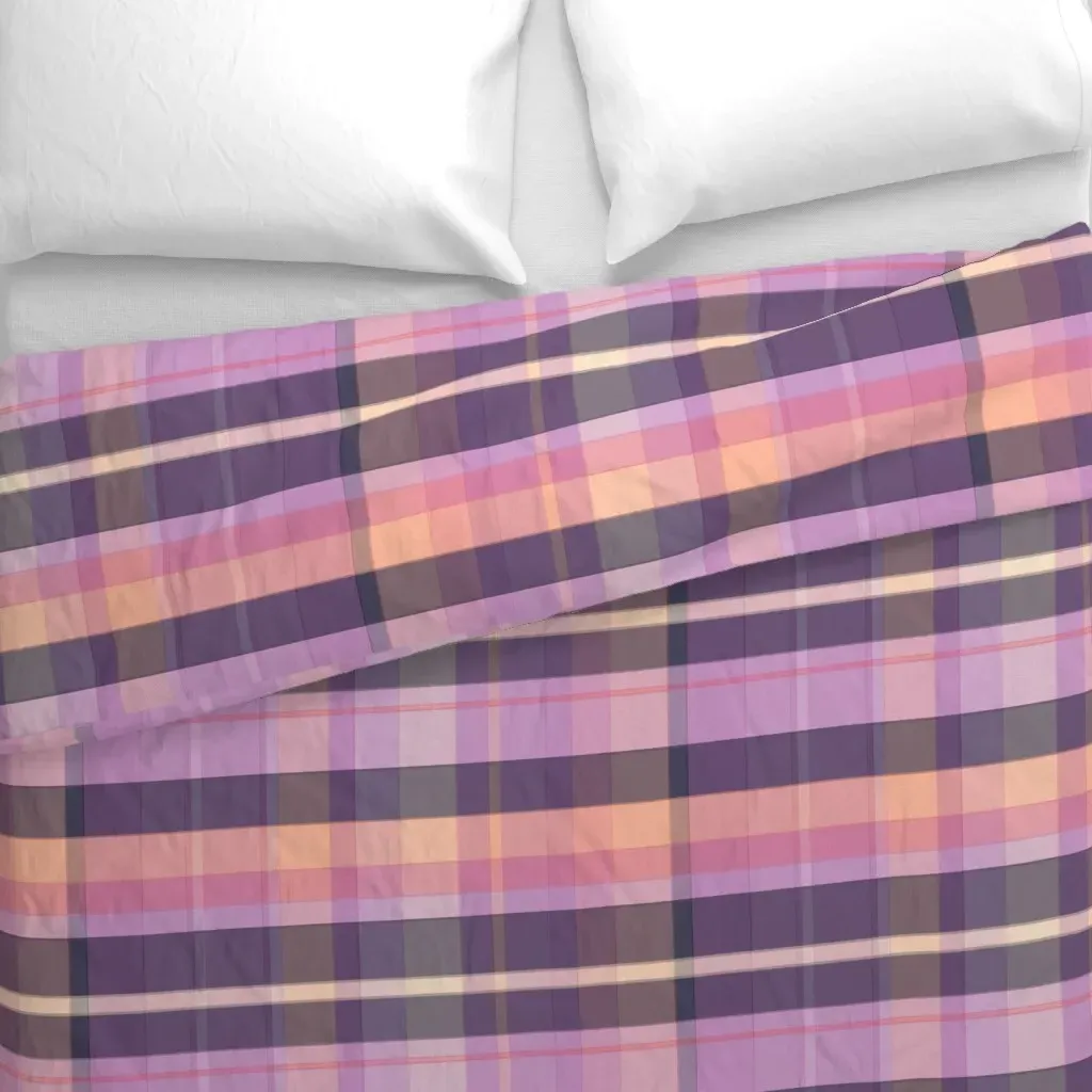 Summer Madras Duvet Cover - Lavender alternate view