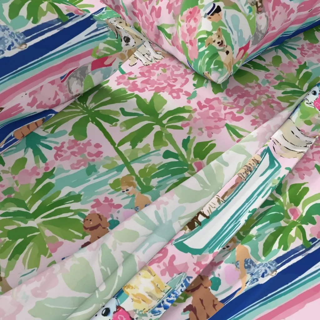 Summer Outing King Size Sheet Set - Pink alternate view