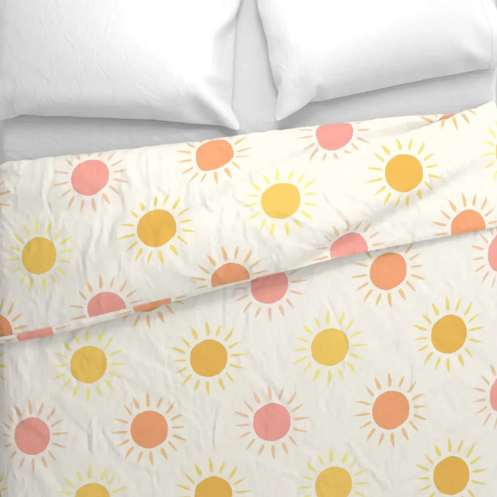 Summer Sun Duvet Cover - Yellow alternate view