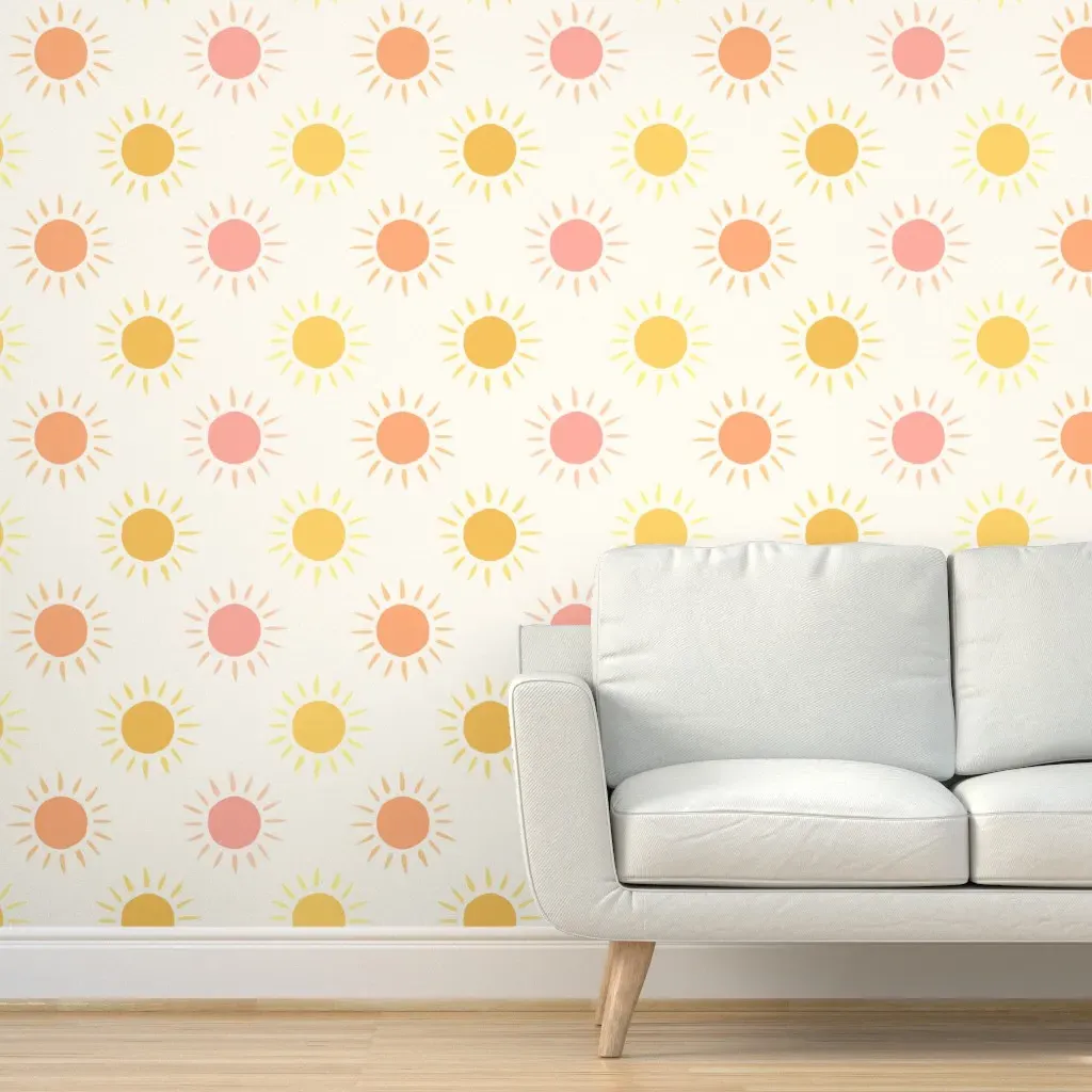 Summer Sun Peel and Stick Wallpaper - Gold product