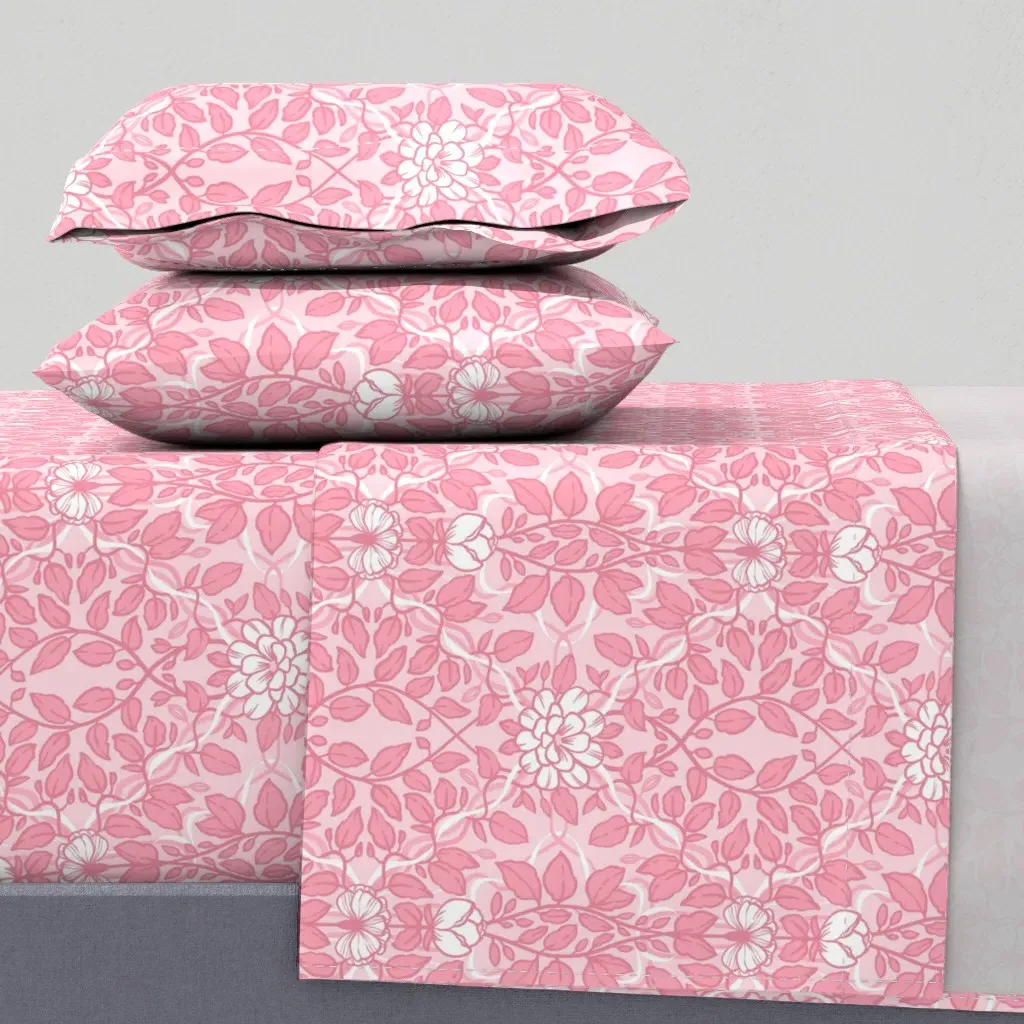 Summer Vines Twin Sheet Set - Pink product