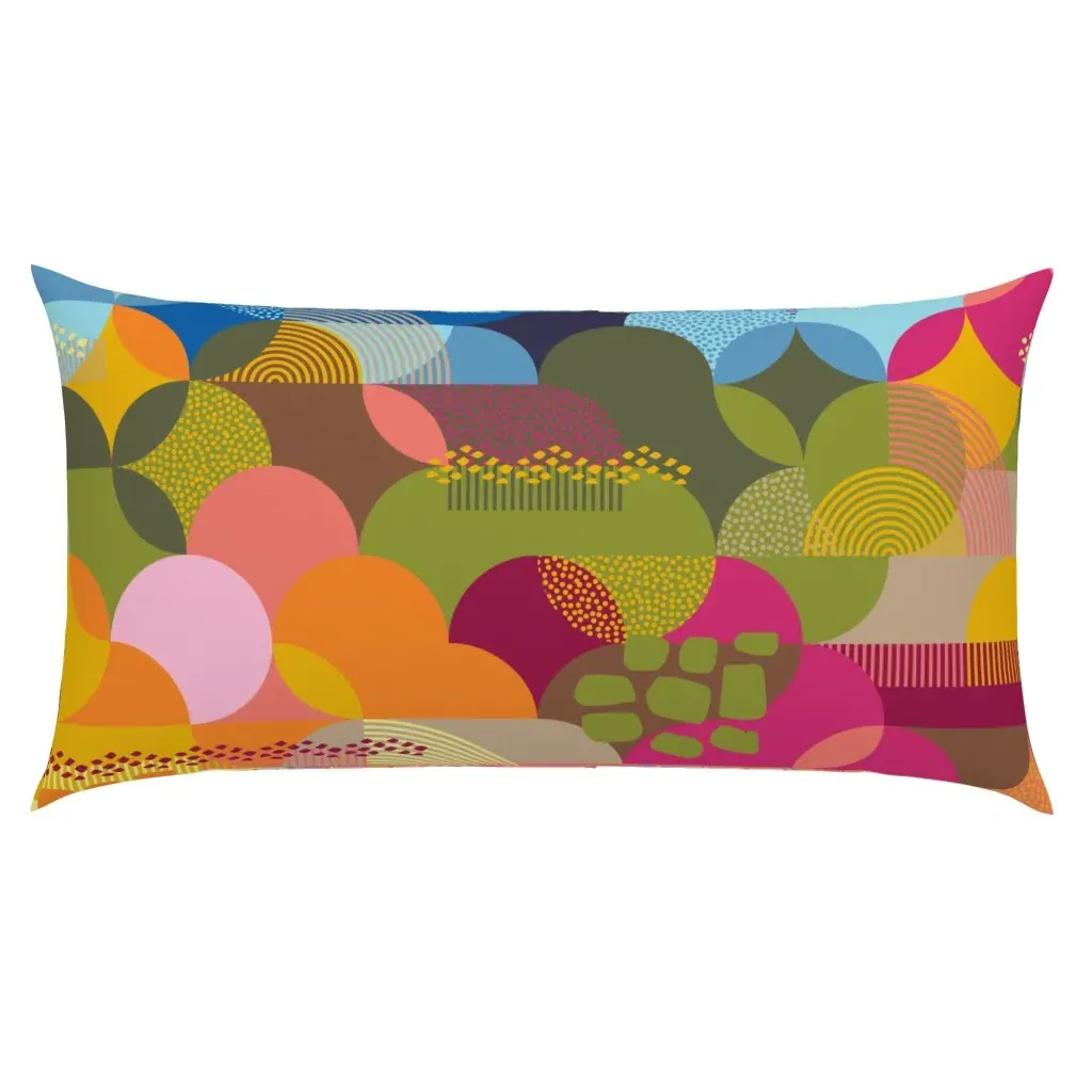 Summertime Large Scale King Pillow Sham - Orange product