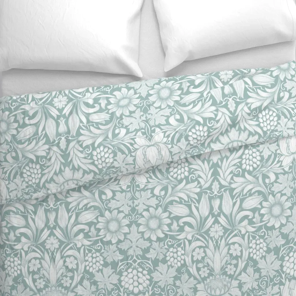 Sunflower Duvet Cover - Creamy White alternate view
