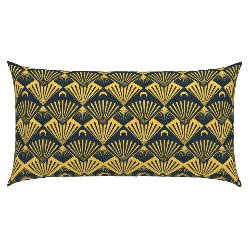 Sunny Moonrise King Size Pillow Sham - Gold product