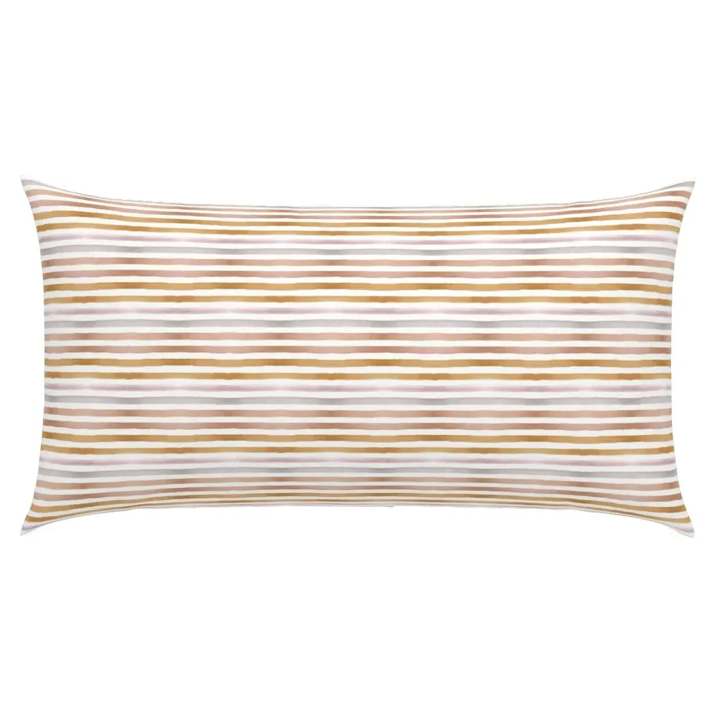 Sunset Ombre Stripe King Size Pillow Sham - Gold product