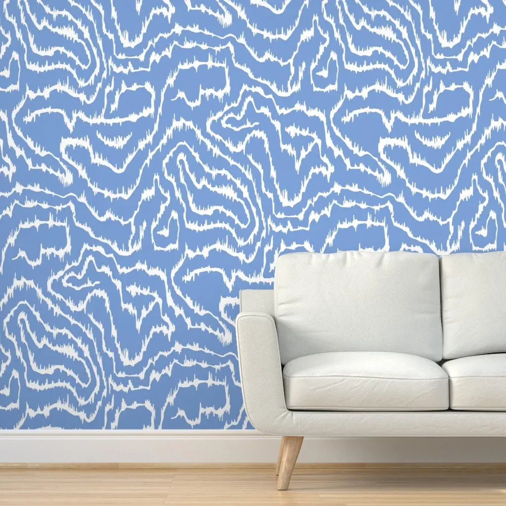 Supersized Heatwave Peel and Stick Wallpaper - Periwinkle product