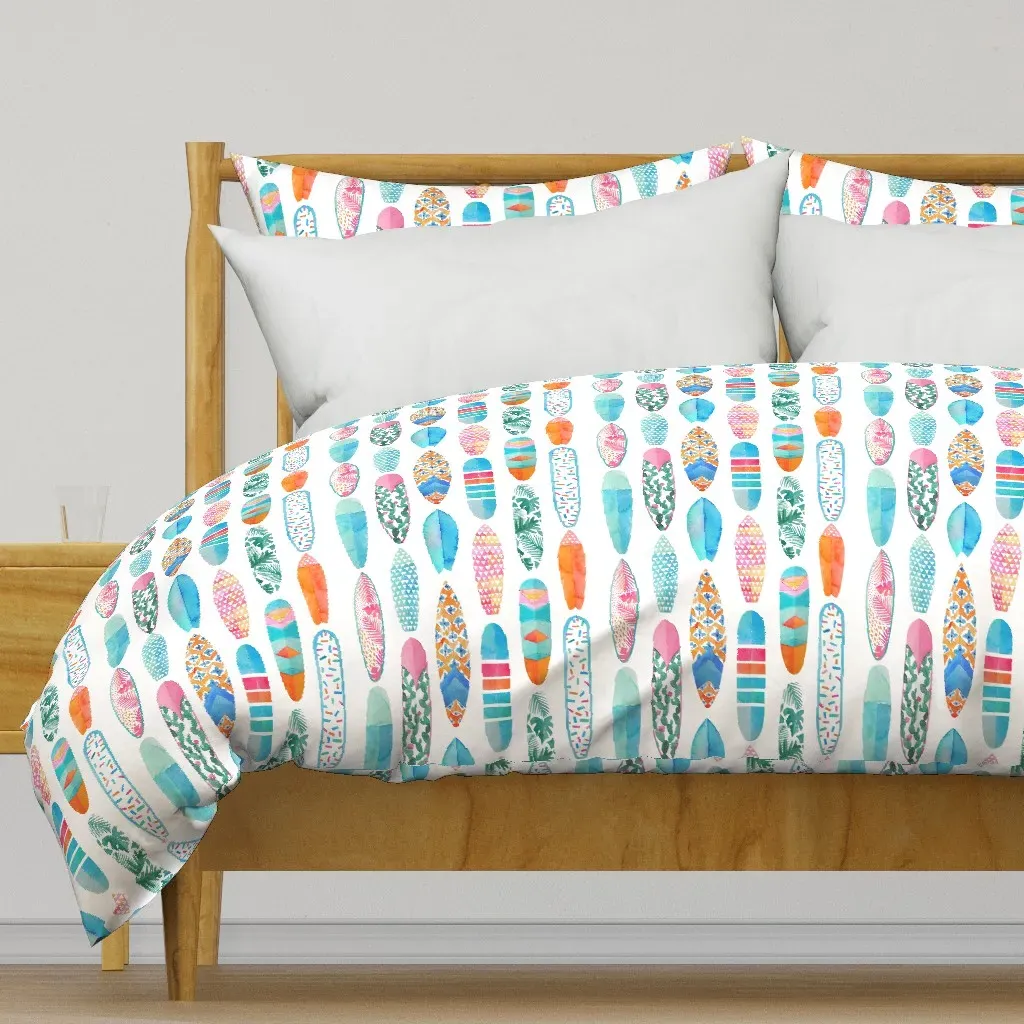 Surfboards Duvet Cover - Turquoise product