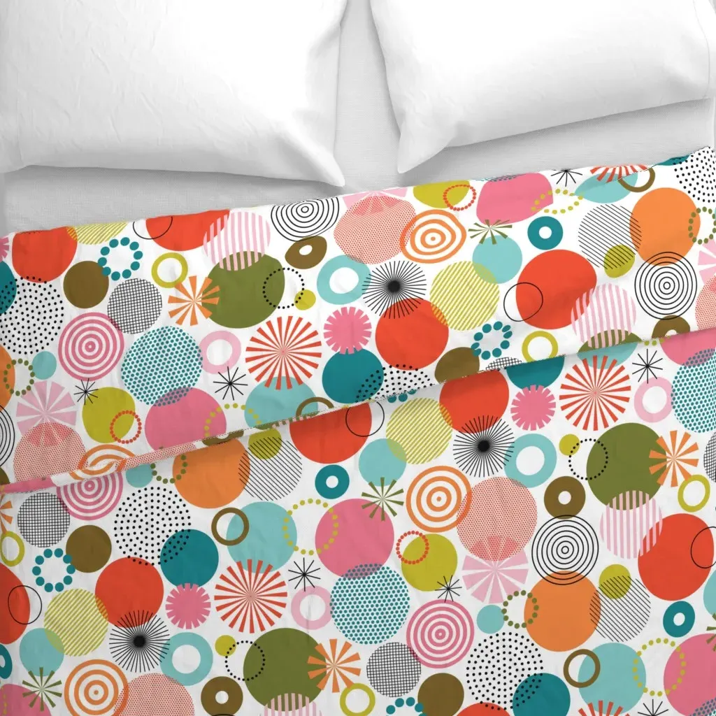 Surprise Duvet Cover - Coral alternate view