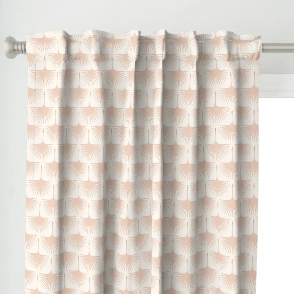 Swans Farrow And Ball Curtain Panel - Blush Pink alternate view