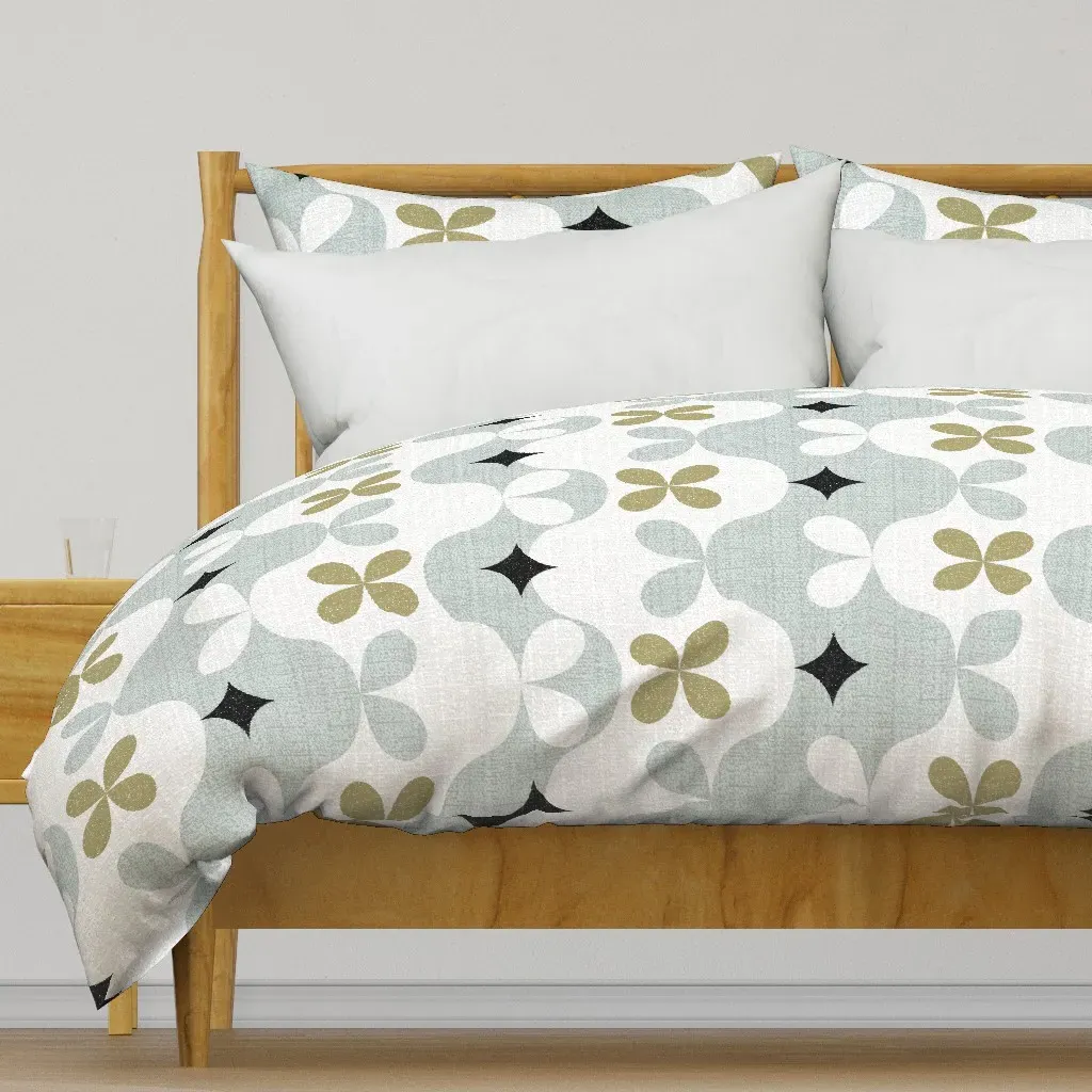 Sway Duvet Cover - Light Teal product