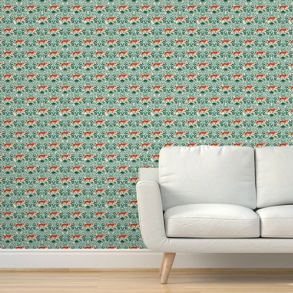 Sweet Dreams Tiger Peel and Stick Wallpaper - Orange product