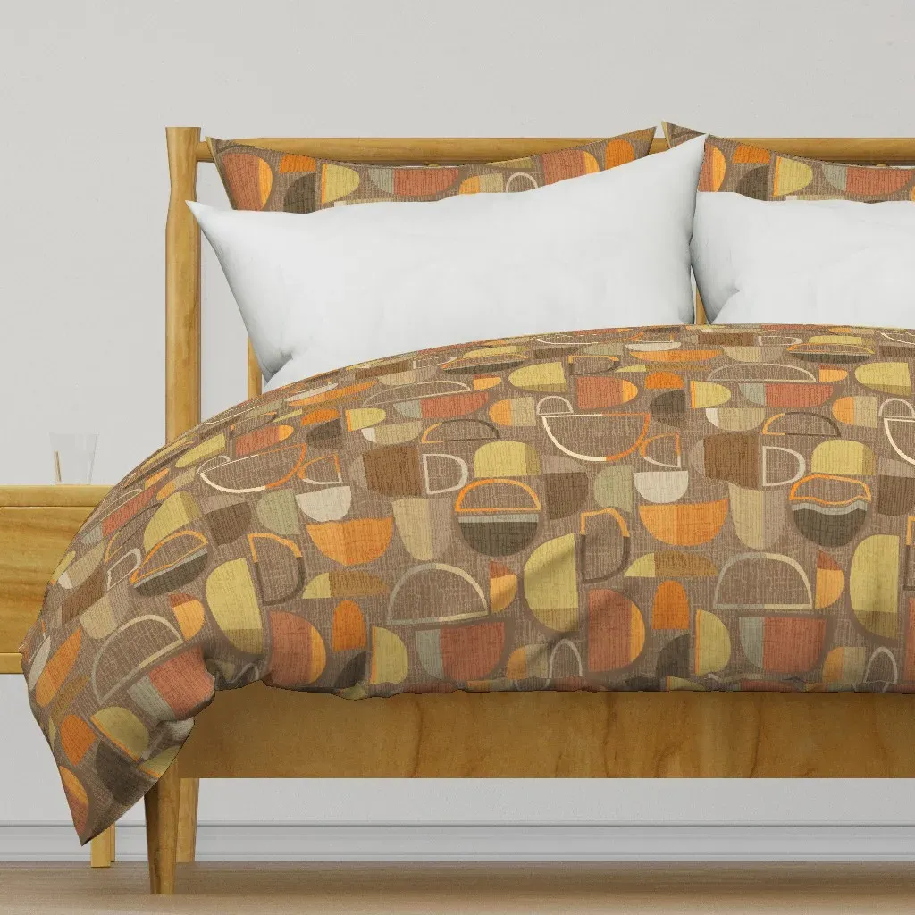 Synchronicity Duvet Cover - Brown product