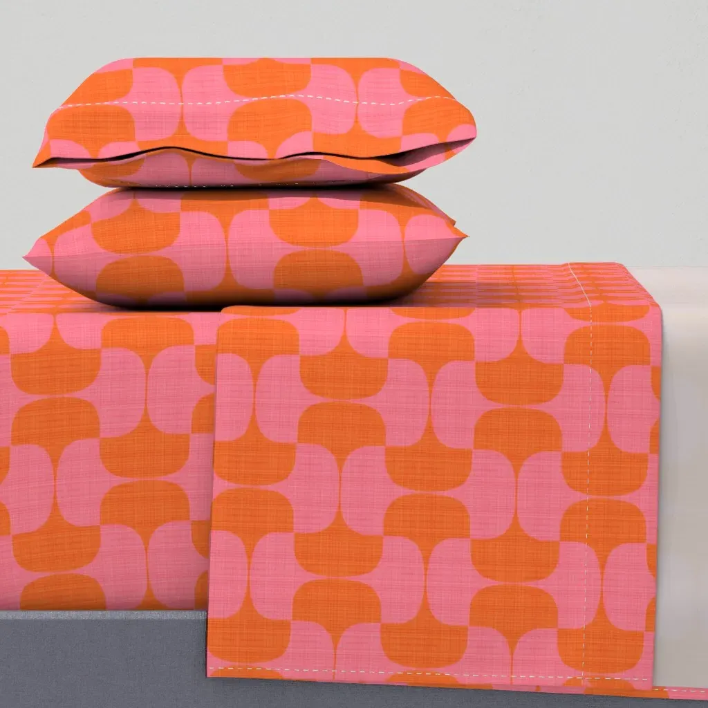 Tac Bold Twin Sheet Set - Pink product