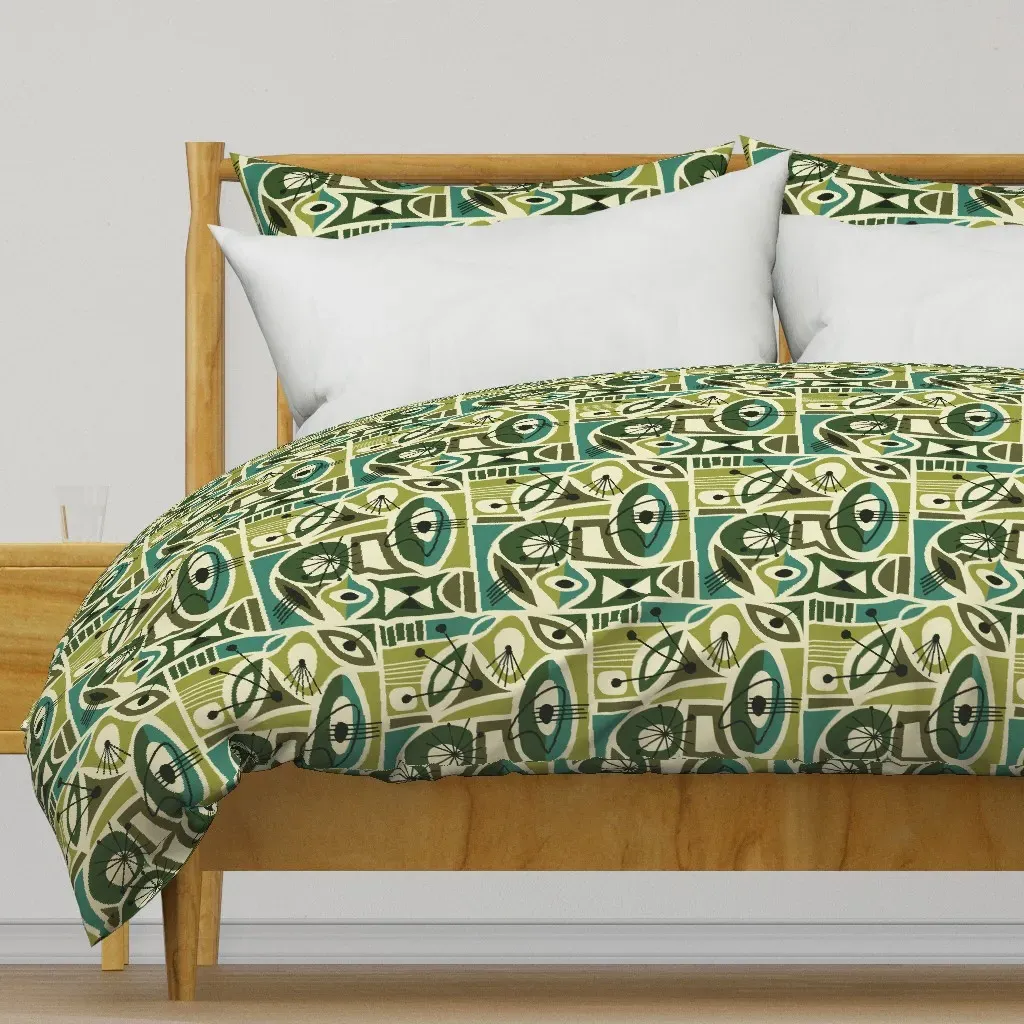 Tacande Duvet Cover - Olive Green product