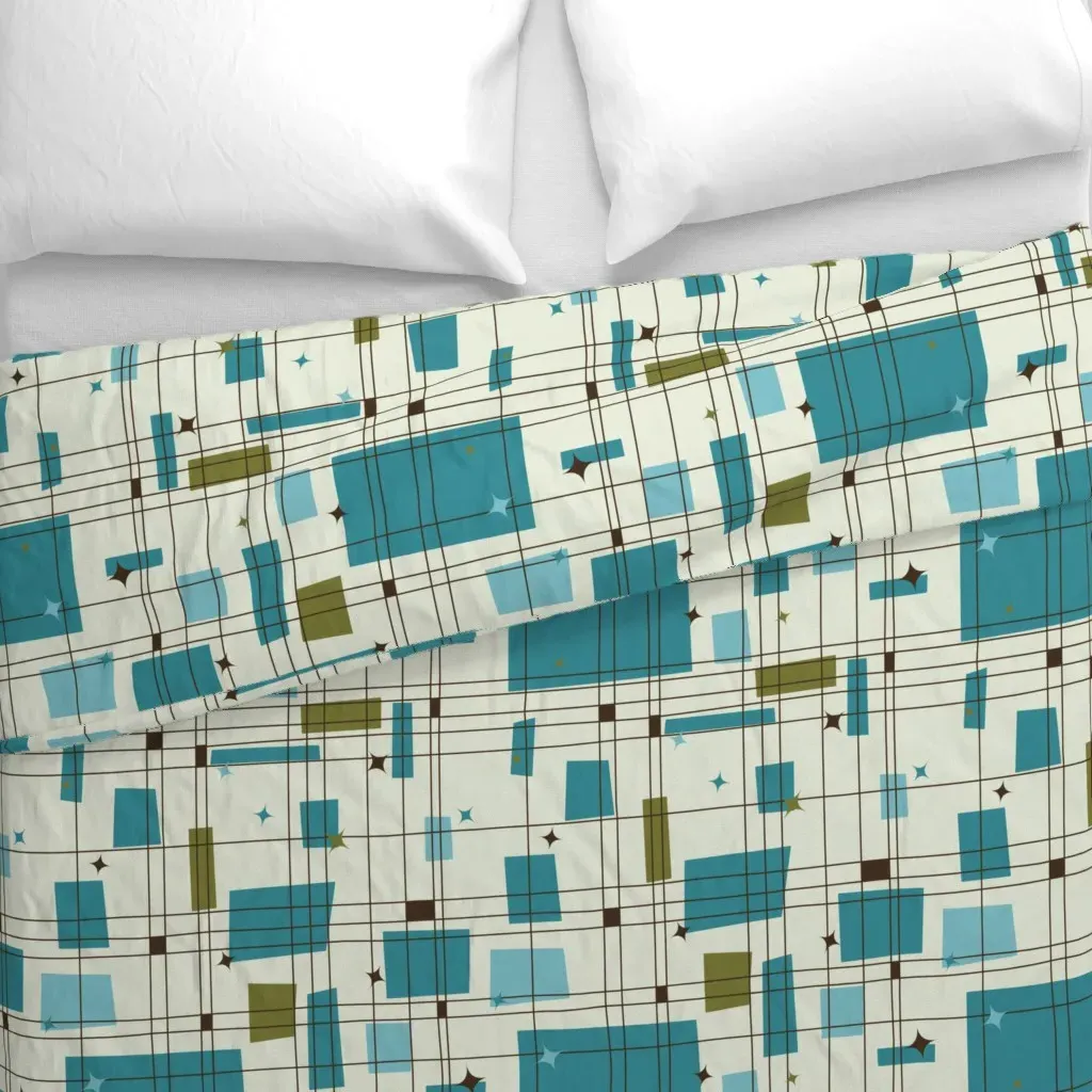 Take 5 Duvet Cover - Teal alternate view