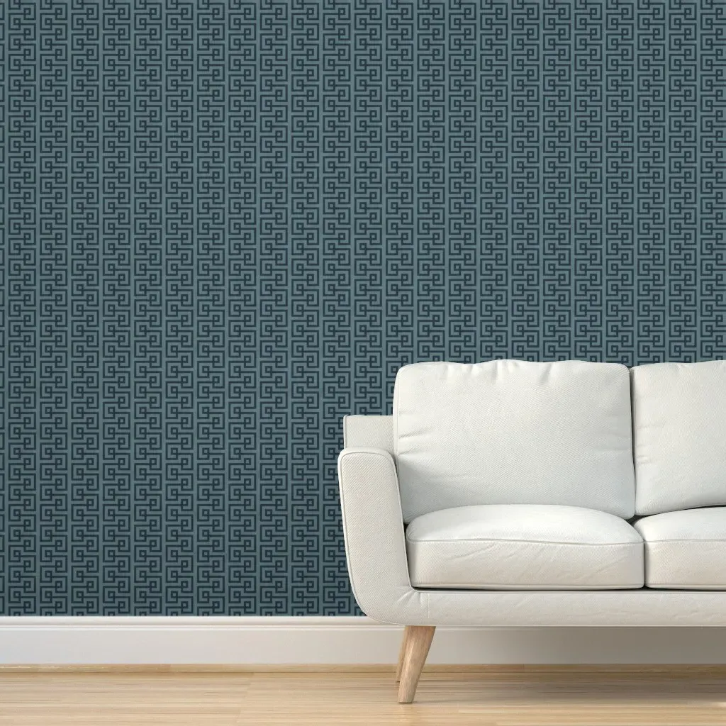 Tamesis Peacock Peel and Stick Wallpaper - Teal product