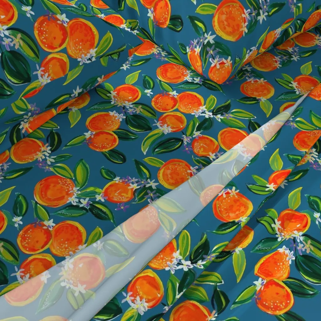 Tangerine Dreams Twin Sheet Set - Orange alternate view