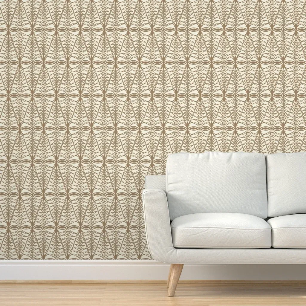 Tanzania Hillcrest Peel and Stick Wallpaper - Tan product