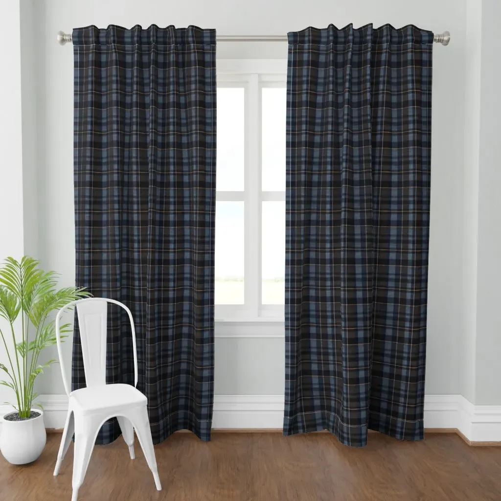 Tarnwood Curtain Panel - Navy Blue product
