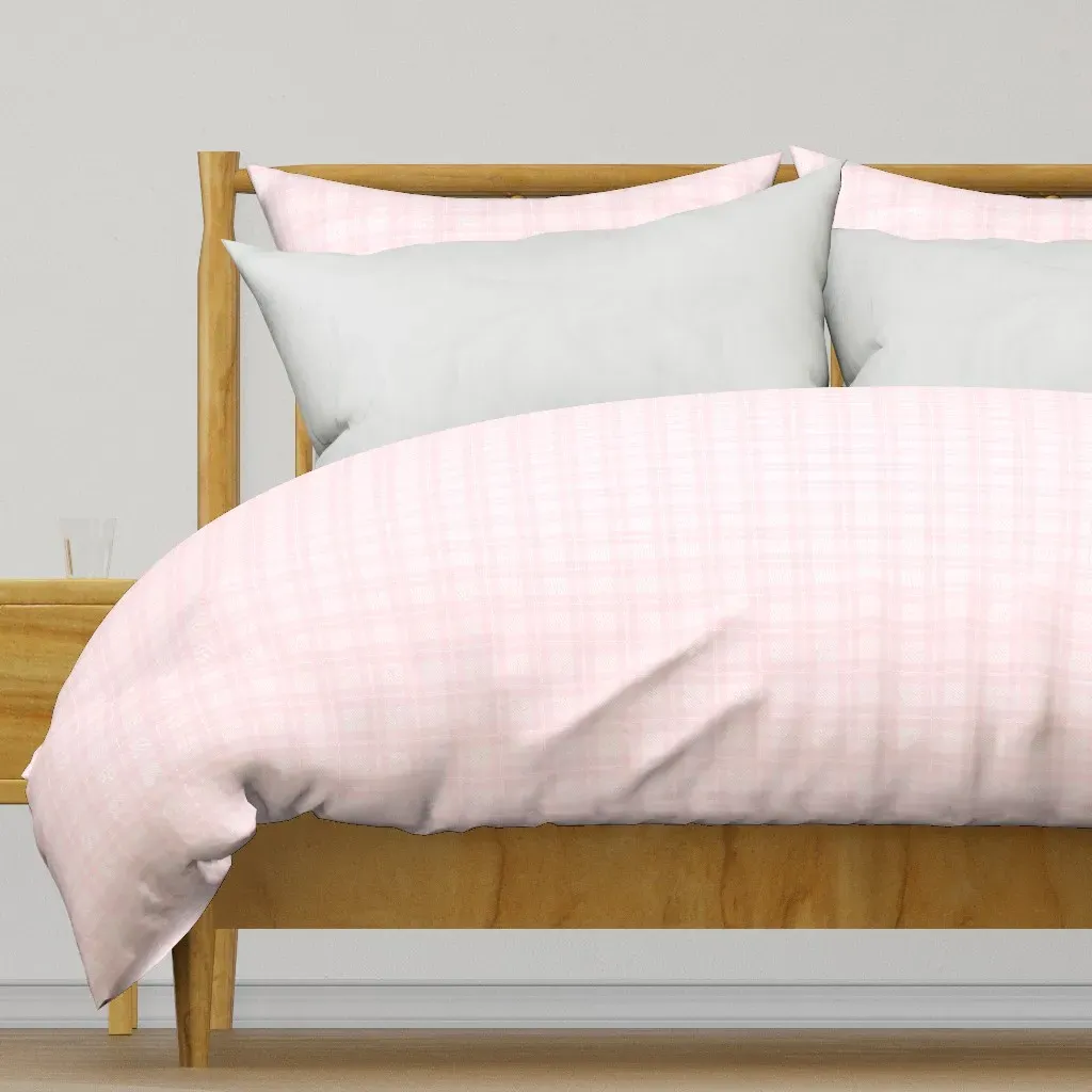 Tartan Duvet Cover - Pink product