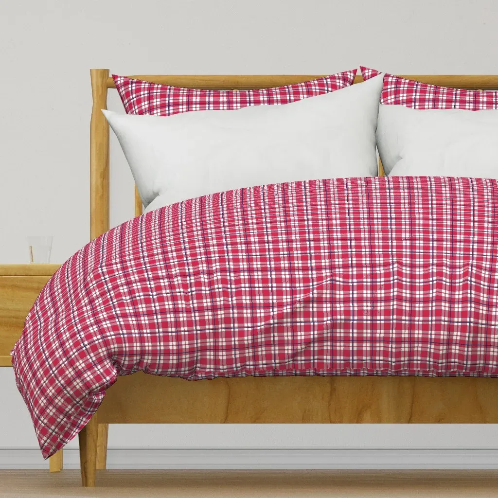 Team Spirit Small Scale Duvet Cover - Red product