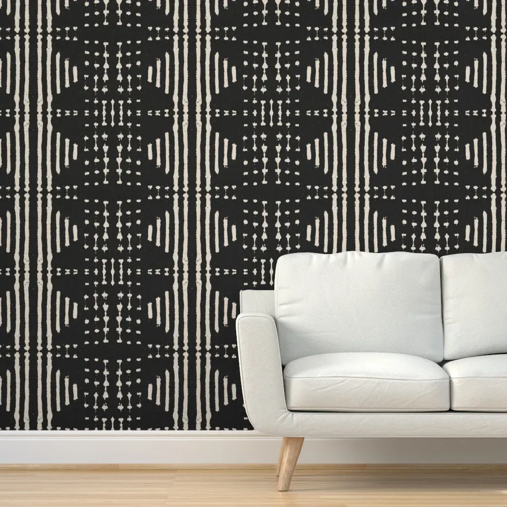 Terra Esso Peel and Stick Wallpaper - Black product
