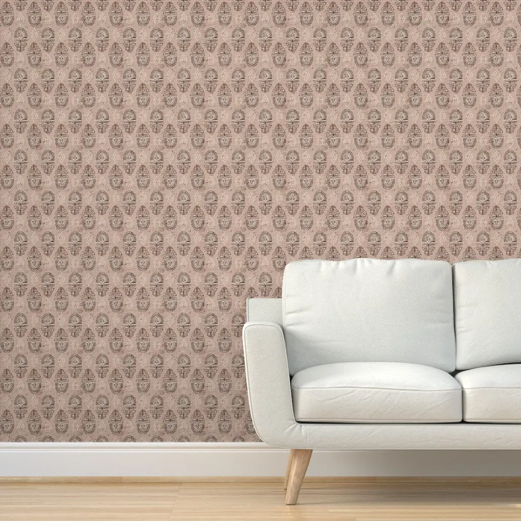 Terra Khali Peel and Stick Wallpaper - Blush product