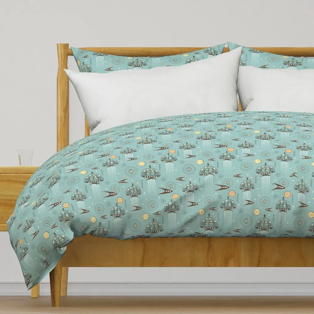 Terraformer Duvet Cover - Teal product