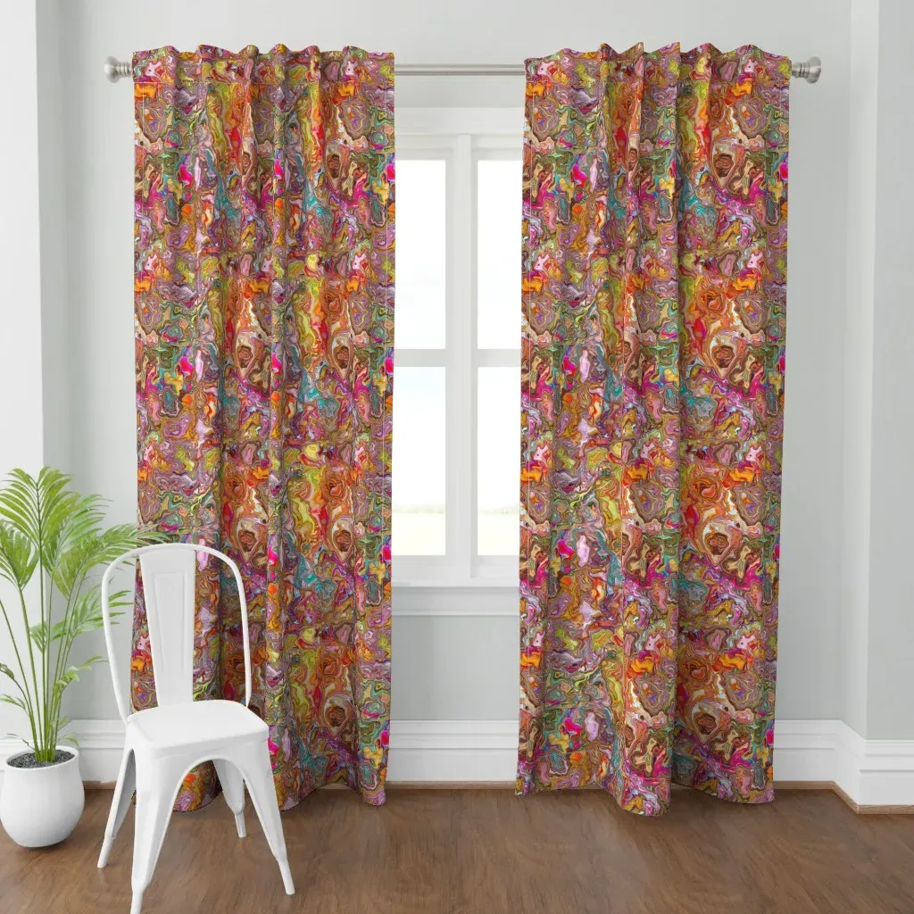Terrain Curtain Panel - Orange product
