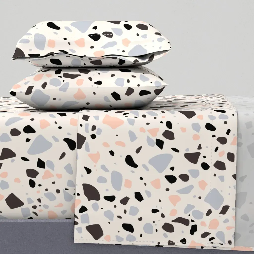 Terrazzo Queen Sheet Set - Off-White product