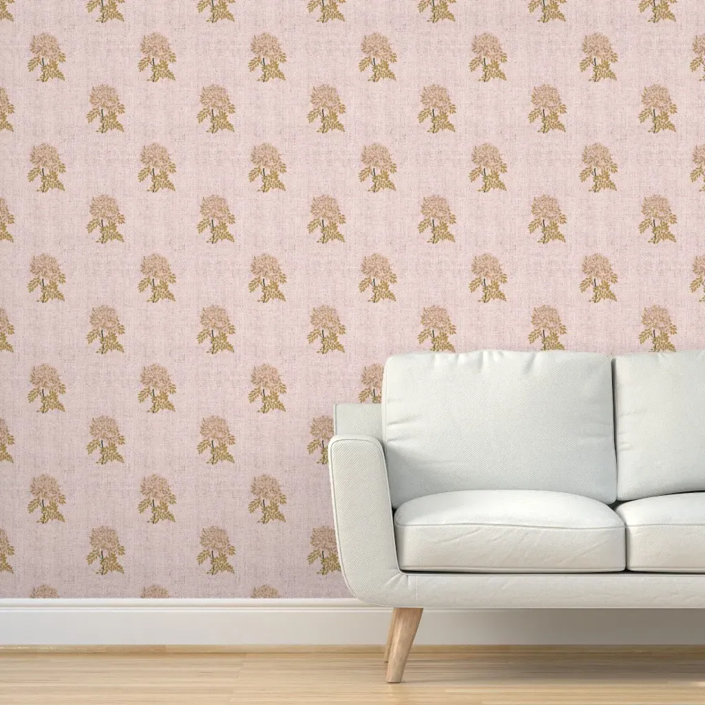 Tessa Flora Peel and Stick Wallpaper - Pink product