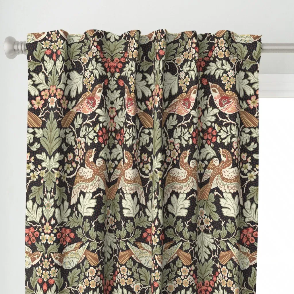 Thaniel Hedgewitch Curtain Panel - Dark Brown alternate view