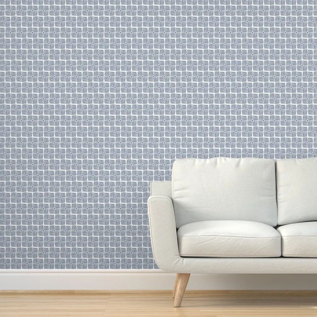 The Architect Peel and Stick Wallpaper Removable - Navy product