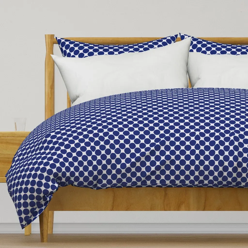 The Blues Dots 2 Duvet Cover - Navy Blue product