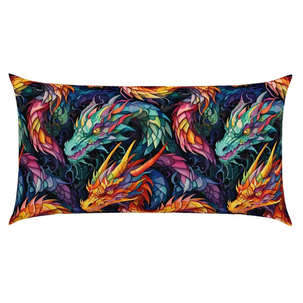 The Colour Of Dragons King Pillow Sham - Orange product