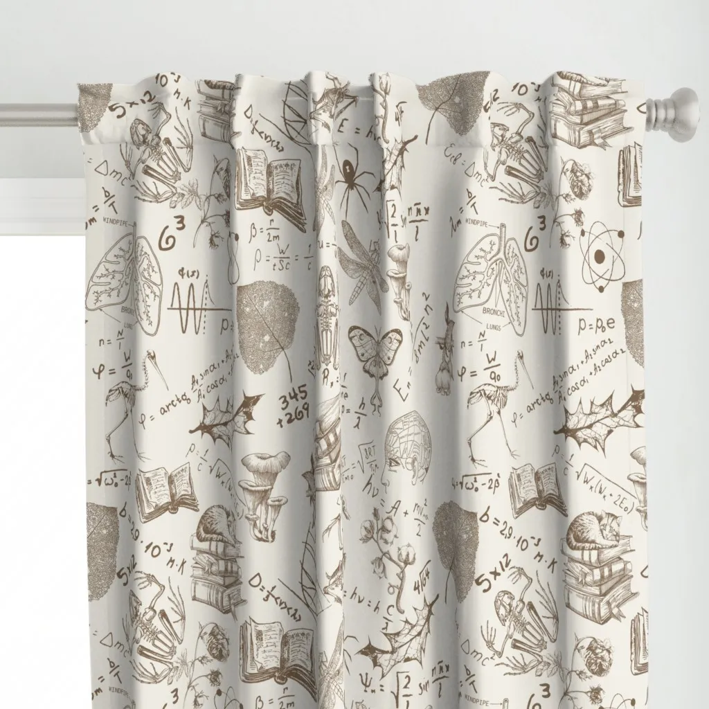 The Dark Arts Curtain Panel - Beige alternate view