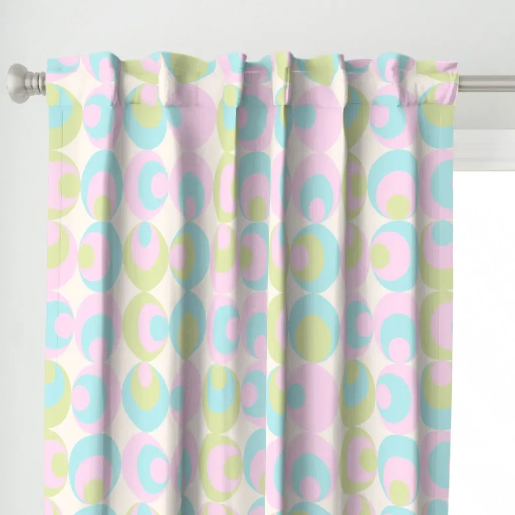 The Dopamine Nest 4 Curtain Panel - Light Pink alternate view