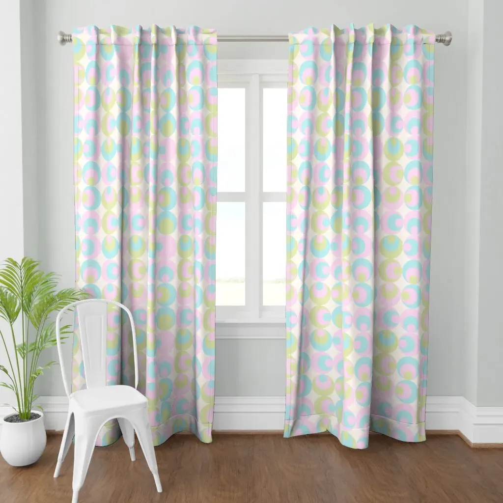 The Dopamine Nest 4 Curtain Panel - Light Pink product