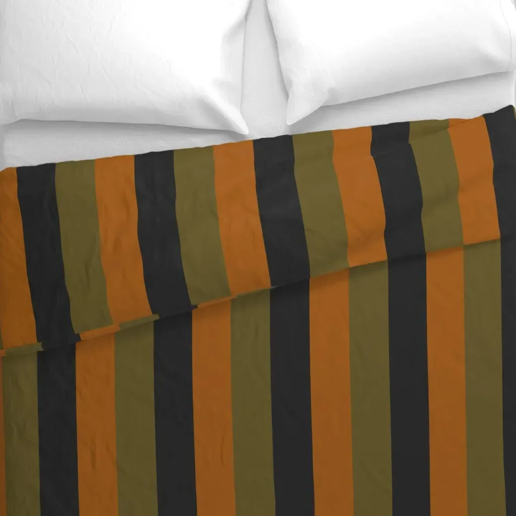 The Dopamine Nest 4 Duvet Cover - Dark Orange alternate view