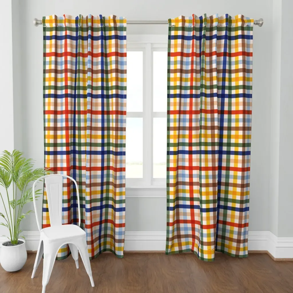 The Dopamine Nest Curtain Panel - Orange product